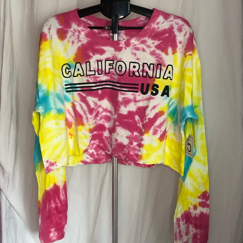 Tie dye crop top